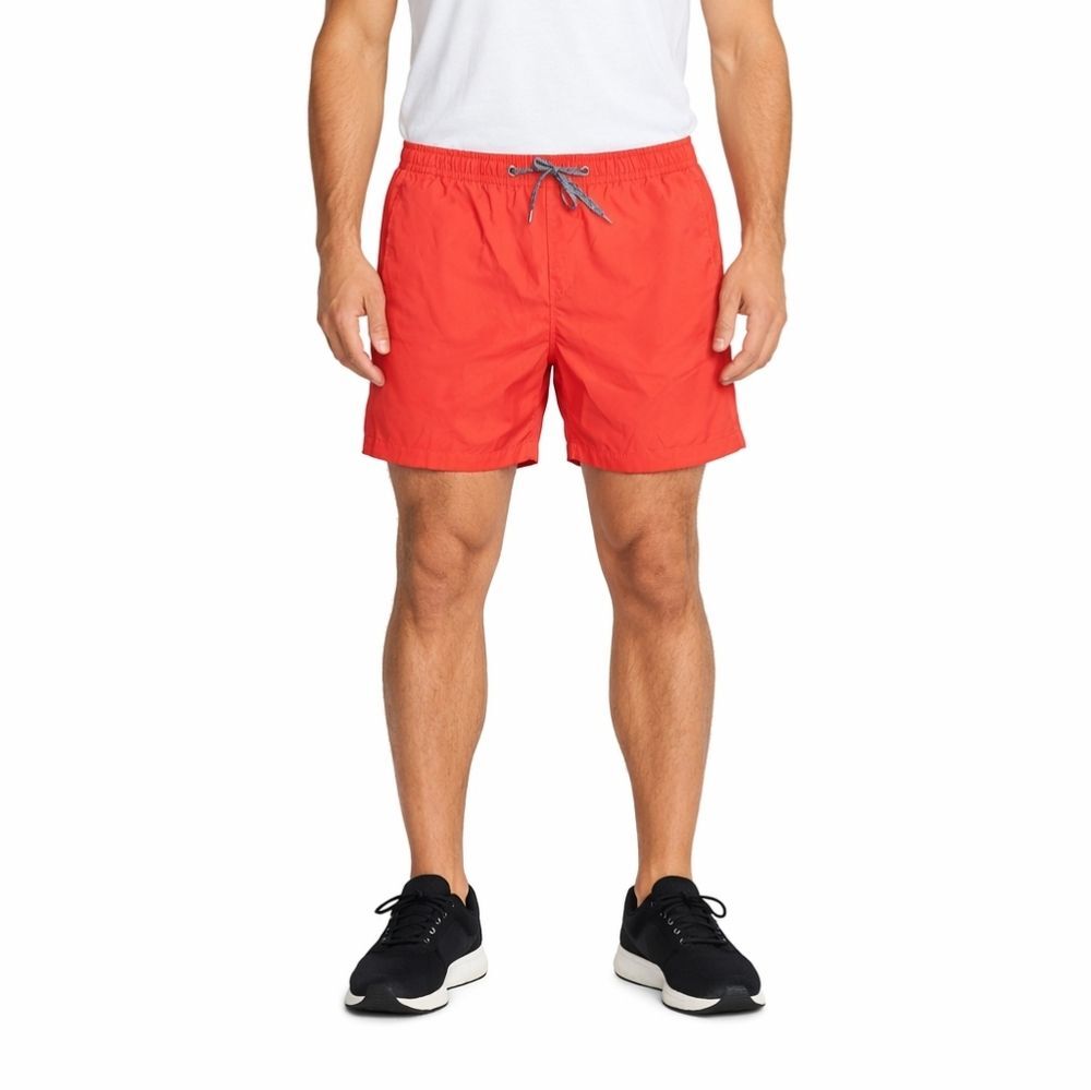Bonobos Red Drawstring Shorts Size L 7” Inseam Coastal Casual Tomato Boy
